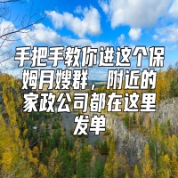 手把手教你进这个保姆月嫂群，附近的家政公司都在这里发单
