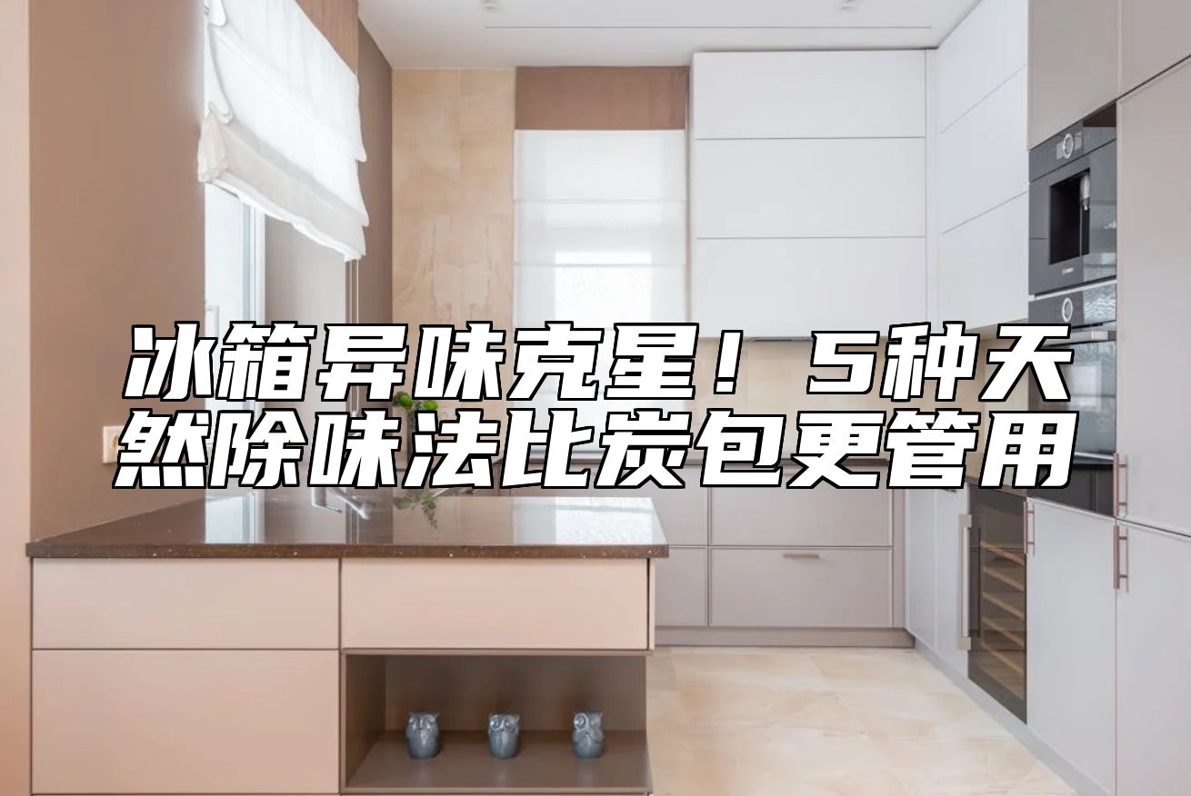 冰箱异味克星！5种天然除味法比炭包更管用 